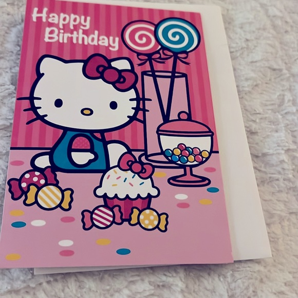 Hello Kitty Happy Birthday Card - Picture 2 of 6